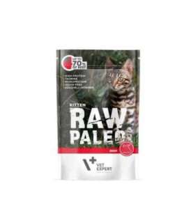 RAW PALEO Kitten Cat Beef - wet food for kittens - 100 g