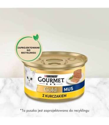 Purina Nestle Gourmet Gold - salmon and chicken - wet cat food -85 g