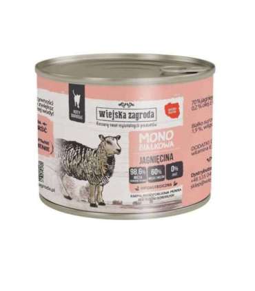 WIEJSKA ZAGRODA Lamb monoprotein wet cat food - 200g