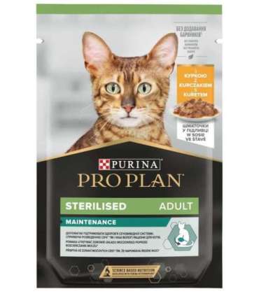 PURINA Pro Plan Cat Sterilised Maintenance Chicken - wet cat food - 85 g