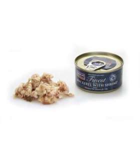 FISH4CATS Mackerel with shrimp - wet cat food - 70g