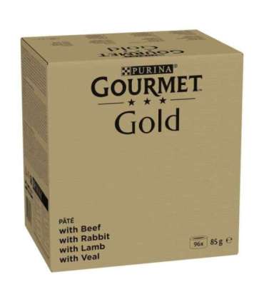 PURINA GOURMET GOLD Mus Mix 4 Flavors - wet cat food - 96x85g