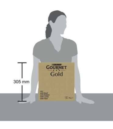 PURINA GOURMET GOLD Mus Mix 4 Flavors - wet cat food - 96x85g