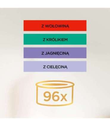 PURINA GOURMET GOLD Mus Mix 4 Flavors - wet cat food - 96x85g