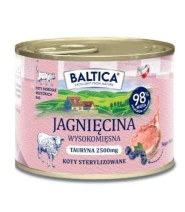 BALTICA SMAKI REGIONÓW Kot dorosły Jagnięcina 185g 185g