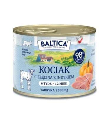 BALTICA SMAKI REGIONÓW Kociak Cielęcina z indykiem 185g 185g