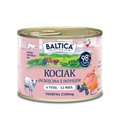BALTICA SMAKI REGIONÓW Kociak Jagnięcina z indykiem 185g 185g