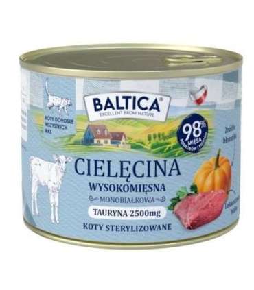 BALTICA SMAKI REGIONÓW Kot dorosły Cielęcina  185g