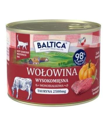 BALTICA SMAKI REGIONÓW Kot dorosły Wołowina z wątróbką  185g