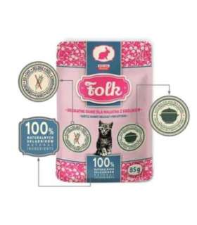 FOLK Kitten Subtle rabbit delicacy - wet cat food - 85g