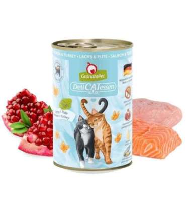 GRANATAPET DeliCATessen Salmon and turkey - wet cat food - 400g