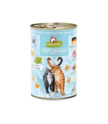 GRANATAPET DeliCATessen Salmon and turkey - wet cat food - 400g