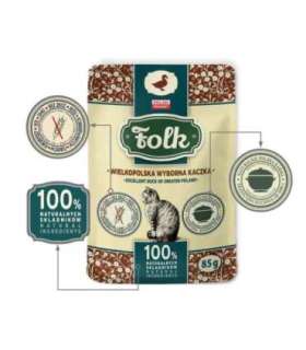 FOLK Excelent duck of Greater Poland - wet cat food - 85g