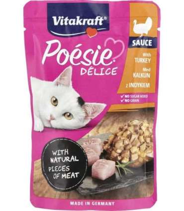 VITAKRAFT POESIE DELICE turkey for cats - wet cat food - 85 g