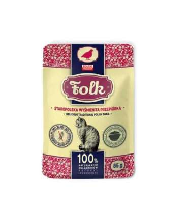 FOLK Delicious traditional polish quail - wet cat food - 85g