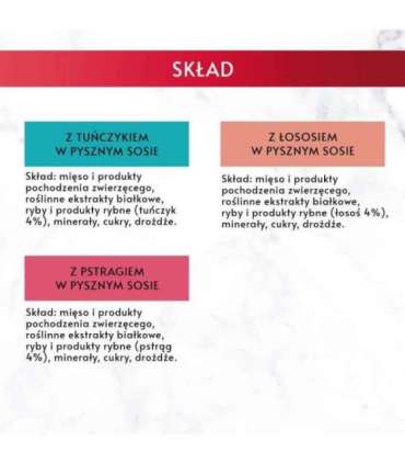 GOURMET Mon Petit Fish Mix - wet cat food - 6 x 50 g