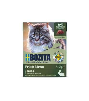 BOZITA Rabbit in Jelly - Wet Cat Food - 370g