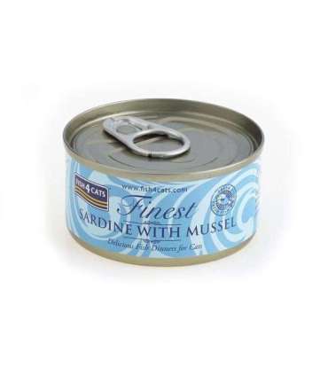 FISH4CATS Sardine with mussel - wet cat food - 70g