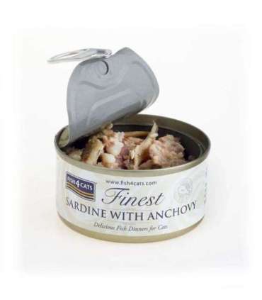 FISH4CATS Sardine with anchovy - wet cat food - 70g