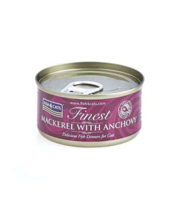 FISH4CATS Mackerel with anchovy - wet cat food - 70g