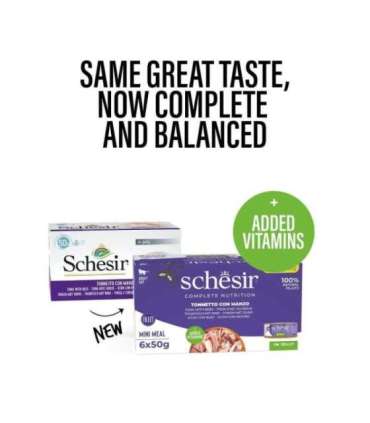 SCHESIR in jelly Tuna with beef  - wet cat food - 6 x 50 g