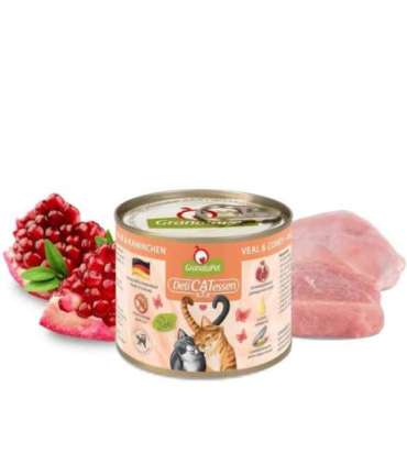 GRANATAPET DeliCATessen Veal and coney - wet cat food - 200g