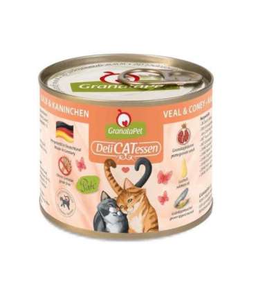 GRANATAPET DeliCATessen Veal and coney - wet cat food - 200g