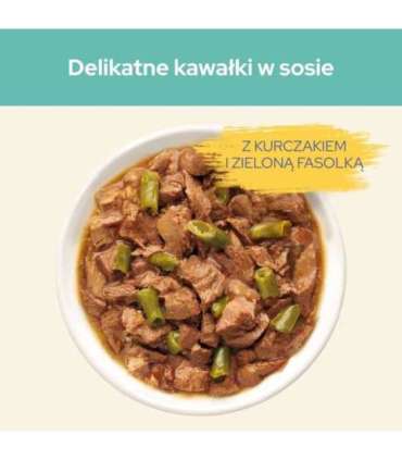 CAT CHOW Hairball Control Chicken Green Beans in Sauce 85g