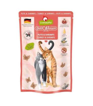 GRANATAPET DeliCATessen Turkey and shrimps - wet cat food - 85g