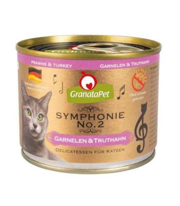 GRANATAPET Symphonie  No.2 Prawns and turkey - wet cat food - 200g