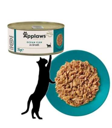 APPLAWS Ocean Fish in Broth - wet cat food - 70g