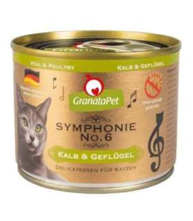 GRANATAPET Symphonie  No.6 Veal and poultry - wet cat food - 200g