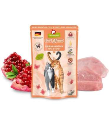 GRANATAPET DeliCATessen Veal and coney - wet cat food - 85g