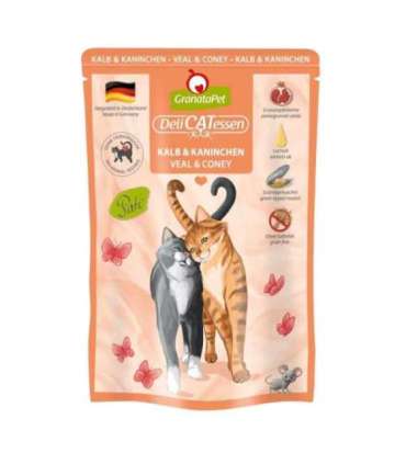 GRANATAPET DeliCATessen Veal and coney - wet cat food - 85g