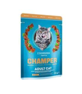 CHAMPER with cod and basil - wet cat food - 85g