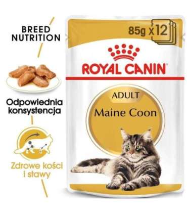 ROYAL CANIN FBN Maine Coon - Cat wet food - sachet 12x 85g