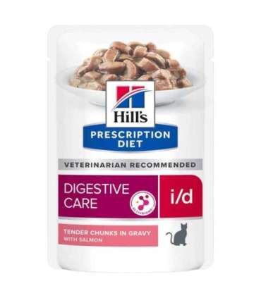 HILL"S Prescription Diet Digestive Care i/d Feline with salmon - wet cat food - 85g