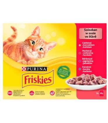 Friskies Mix meat - wet cat food - 12 x 85 g