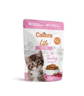 CALIBRA Cat Life Kitten Turkey in gravy - wet cat food - 85g