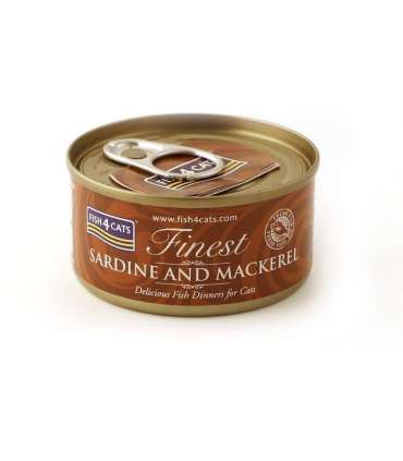 FISH4CATS Sardine and mackerel - wet cat food - 70g