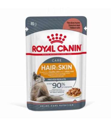 ROYAL CANIN Hair & Skin Care - wet cat food - 12x85g