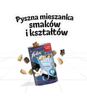 FELIX Party Mix Dairy Delight - Cat snack - 60g