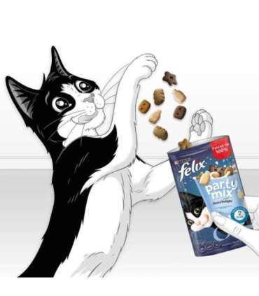 FELIX Party Mix Dairy Delight - Cat snack - 60g