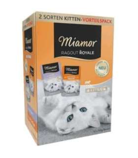 MIAMOR Ragout Royale Kitten Mix in jelly - wet cat food - 12x100g