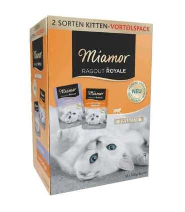 MIAMOR Ragout Royale Kitten Mix in jelly - wet cat food - 12x100g