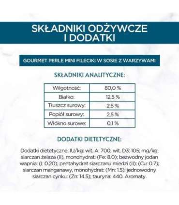 Purina GRMT PERLE GIGMV BEEF CRT cats moist food 85 g