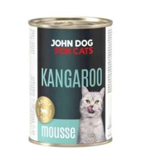 JOHN DOG For cats Kangaroo Mousse - wet cat food - 400g