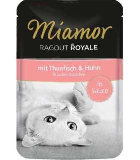 Miamor Royal ragout in sauce Tuna and chicken