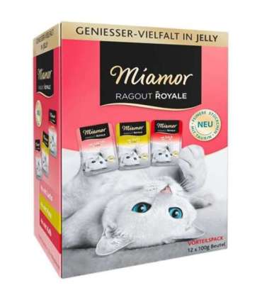 MIAMOR Ragout Royale Adult Mix in jelly - wet cat food - 12x100g