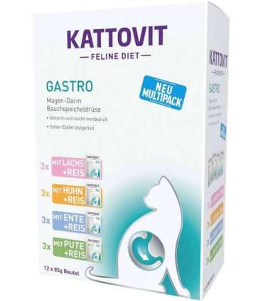 KATTOVIT Feline Diet Gastro - wet cat food - 12 x 85g
